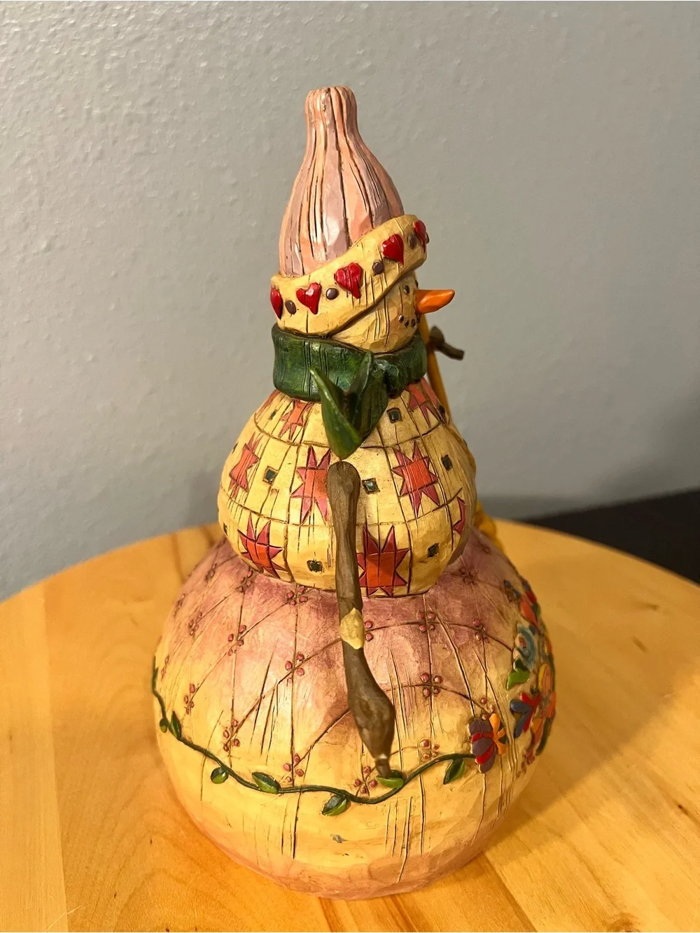 Jim Shore Snowman With Broom “Winters Warmth” Heartwood Creek #112249-2003